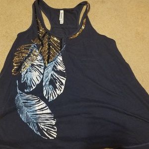 Aeropostale blue tank top